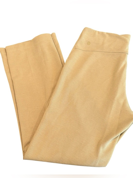 lululemon athletica Pants - Lululemon high rise groove softstreme nulu flare leggings size 10 allspice